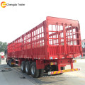 Steel 3 Axles Fence Semi trailer